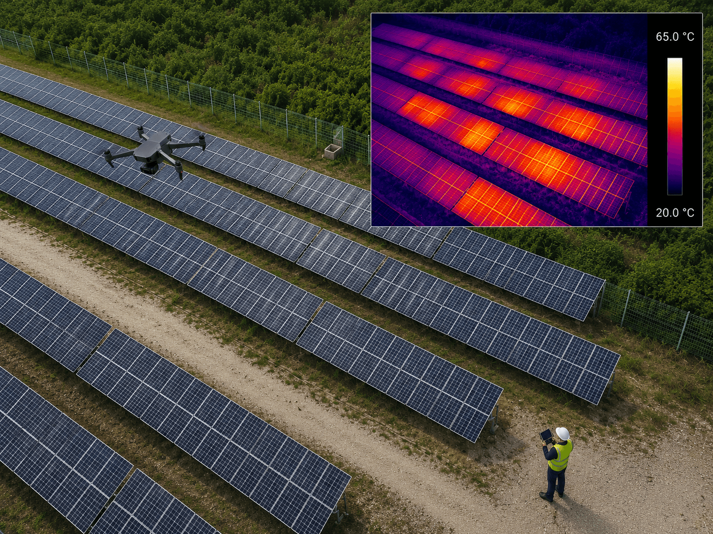 Drone thermography